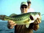 Bass fishing with Pro Guide Wendell Moon