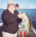 Billy Hindman with another trophy caught fishing with Pro Guide Rick Collis.