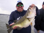 Daryl Reid with 8.2 he caught with Pro Guide John Tanner. This is his personal best.