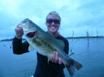 Allison Heffner from Keller, Texas caught this lunker fishing with  Pro Guide Gary Johnson