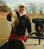 Brad Politte, enjoying his 1st trip to Lake Fork.