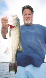 Al Jordan with one of the trip's 63 fish caught while out with Pro Guide Jimmy Everett
