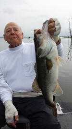 Bass caught fishing with Lake Fork Guide Eddie Garrett
