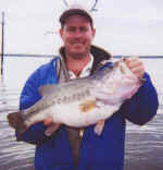 Jay Watkins caught and released this 11 3/4 lb. Lake Fork trophy. Jay was fishing with Guide Johnny Glass