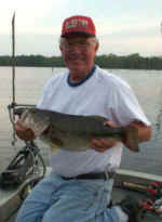George Wheeler from Wisconsin caught this nice Lake Fork bass fishing with his buddies.
