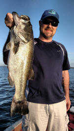 Bass caught while fishing with Guide John Tanner