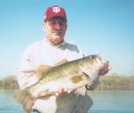 Jim Garret caught this Lake Fork lunker fishing with Pro Guide Tony Clark