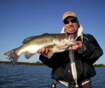 Chuck Paul from Tulsa with a 8.25 he caught with Pro Guide John Tanner on 5/15. Carolina rigged Mutant was the medicine!