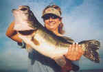 Terry Harrel from Oklahom with a 9.2 Lake Fork bass also (second cast) caught 7-5-03