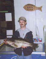 Jerry Koogler displays a Lake Fork trophy. The bass weighed 10.19 and Jerry  caught it on a white spinner bait.