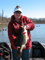 Lake Fork bass caught  fishing with  Lake Fork Pro Guide Mike Moody