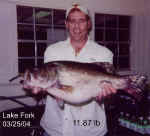 Marc Jones of Wylie TX. caught this 11.87 lb Lake Fork