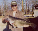 Marc Jones of  Wylie, TX caught this big bass at Lake Fork 03/10/04 and  weighed in at 12 lbs.