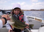 Pro Guide John Tanner's sweet daughter Molly Tanner with a big one.