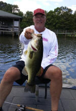 Bass caught while fishing with Lake Fork Guide John Morris