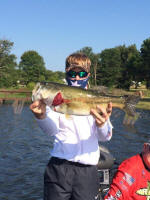 Bass caught fishing with Guide John Morris during Camp Bass