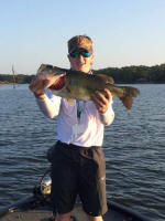 Bass caught fishing with Guide John Morris during Camp Bass