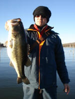 Mr. Miusiha with a Lake Fork hawg caught with Pro Guide Jimmy Everett