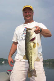 Scott Rutherford with a nice Lake Fork bass.