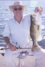 Jan Taliaferro with a nice Lake Fork bass