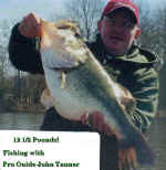 This 12 1/2 pound Lake Fork bass was caught while fishing with Pro Guide John Tanner