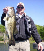 David Pennington from OK with a hog he caught with Pro Guide John Tanner on 4/9.