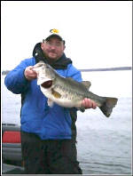 Don Politte from De Soto, Missouri caught this 10.04 and 9.01 bass while staying at Lake View Lodge