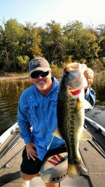 Guide John Tanner with a September bass