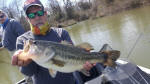 Bass caught while fishing with 