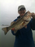 Bass fishing with Pro Guide Eddie Garrett