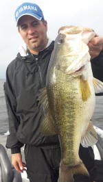 Bass caught fishing with Eddie Garrett