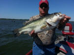 David Wagner with a 9.1 lb bass 