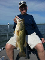 John Norman caught this 10.12 lb bass while fishing with Lake Fork Guide JW Peterson July 11, 2014