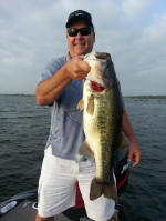 Lewis Merritt with a 9.0 Lake Fork Bass caught 6/16/14