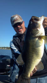 Lake Fork John Tanner with a 9.2lb bass 