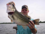 Chris Terry with a 7.2 caught while fishing with Pro Guide John Tanner on 5/25 