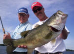 Pro Guide John Tanner along with Mike Geer with a 9 pound Hog caught on 5/30