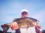 Harry Ludwig with a 9.8 Lake Fork bass caught while fishing with LakeForkProGuides.com