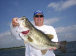 Pro Guide Lance Vick with a Lake Fork trophy weighing 10.5 lbs.