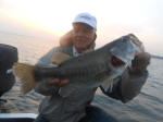 Bass caught fishing with David Vance