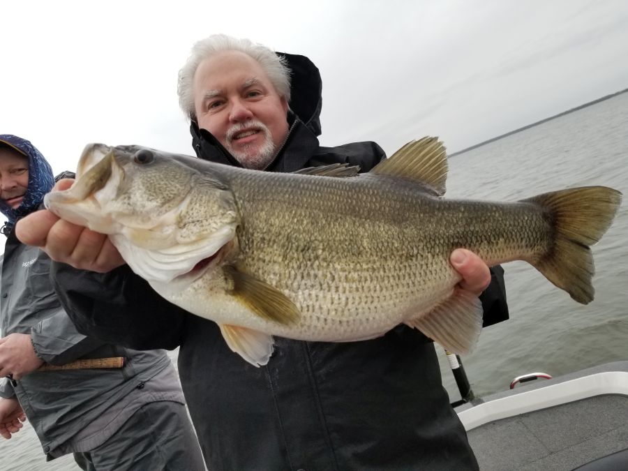 Gary Eisenhauer from Illinois caught his personal best  fishing with Pro Guide David Vance.