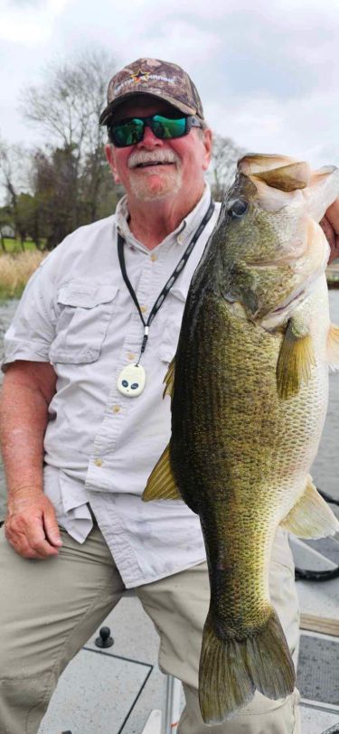 Pro Guide Tom Evans with a big bass