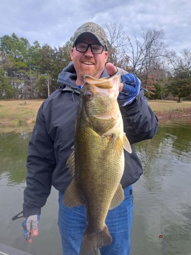 Big Bass Caught Fishing With Guide David Vance
