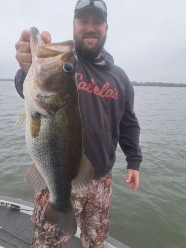 Big Bass Caught Fishing With Guide David Vance