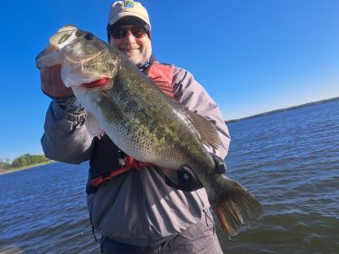Big Bass Caught Fishing With Guide David Vance