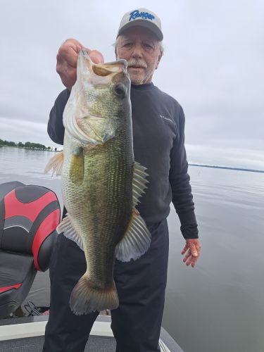Big Bass Caught Fishing With Guide David Vance