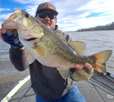 Big Bass Caught Fishing Lake Fork With Guide David Vance 